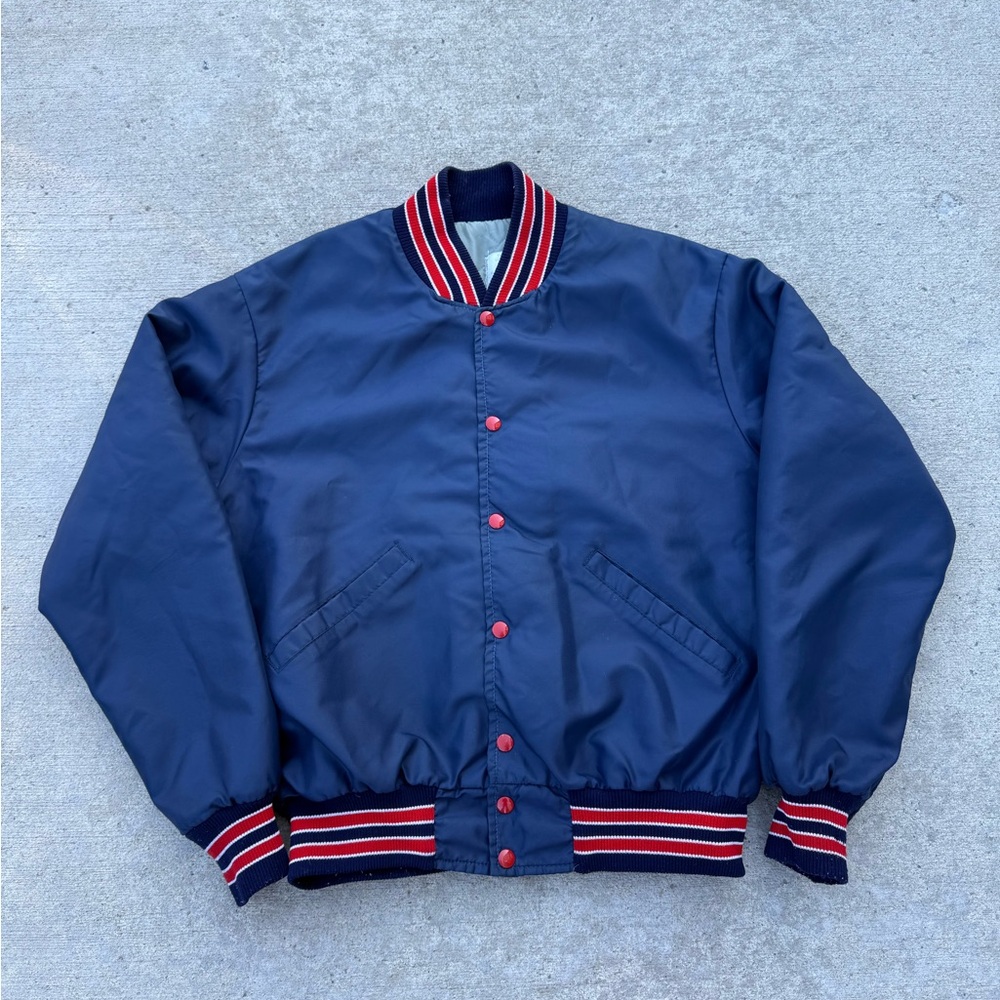 Vintage 80s-90s Lightweight Blank Bomber Jacket